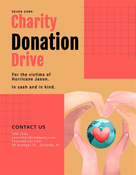 donation flyer maker